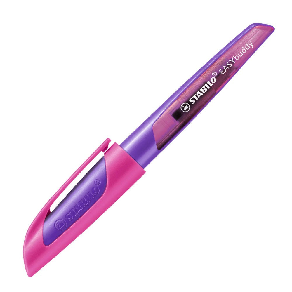Stabilo | Easy Buddy | Fountain Pen | Right Handed | Purple-Magenta | Medium nib - penpencilink
