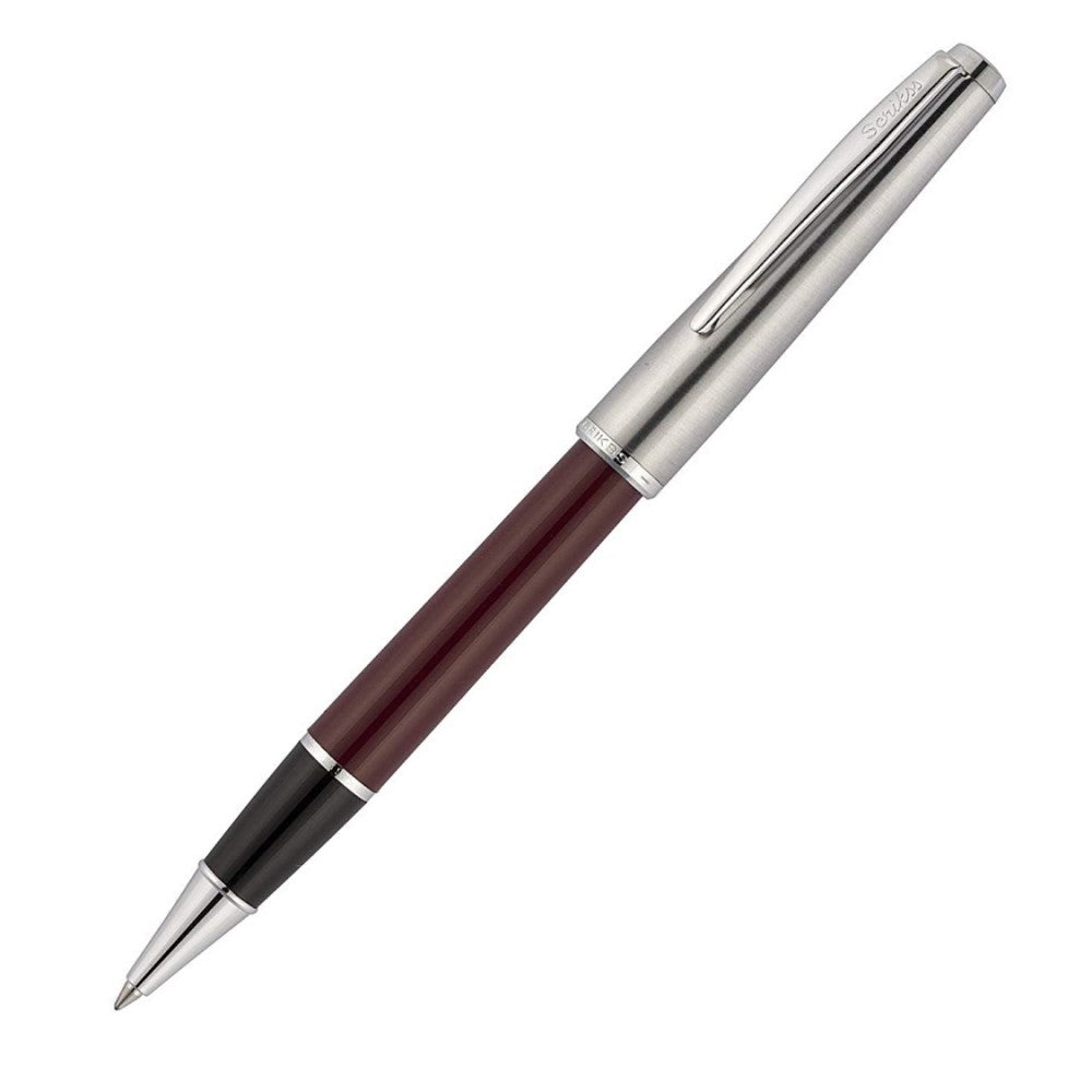 Scrikss | Roller Ball Point Pen | Metropolis | Burgundy Barrel