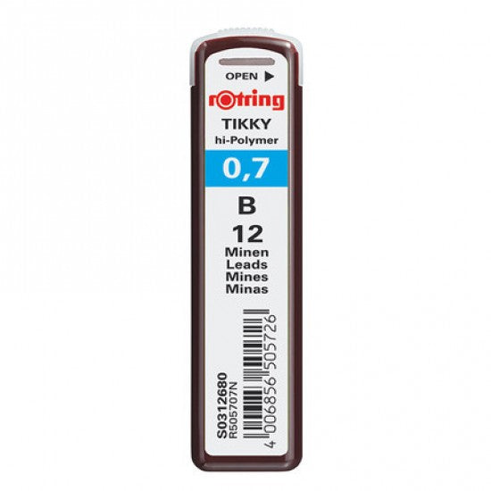Rotring | Tikky | 0.7MM | B Replacement Leads | Pack of 10