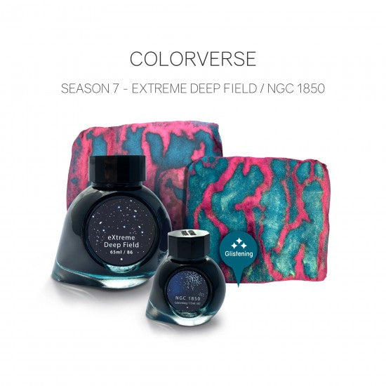 Colorverse Season 7 | Blue | Fountain Pen Ink Bottled | Eye On The Universe | Extreme Deep Field & NGC 1850 Ink Set