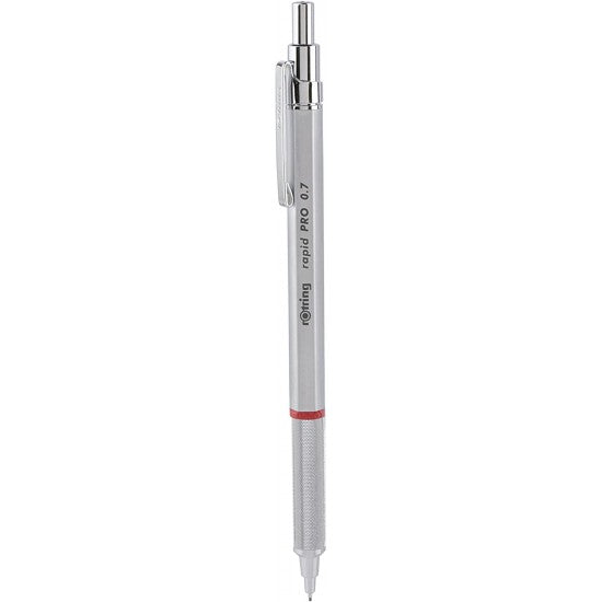 Rotring | Mechanical Pencil | HB Lead | Silver | Rapid Pro | 0.7mm