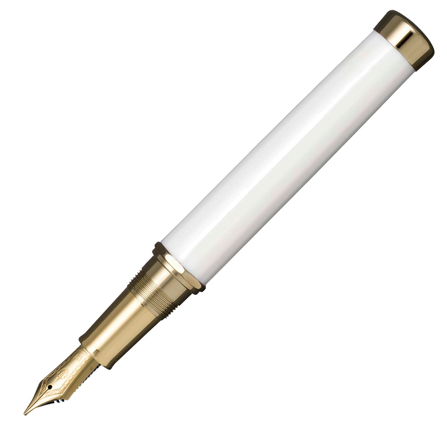 Arita porcelain 400th anniversary fountain pen, white porcelain (Koransha)