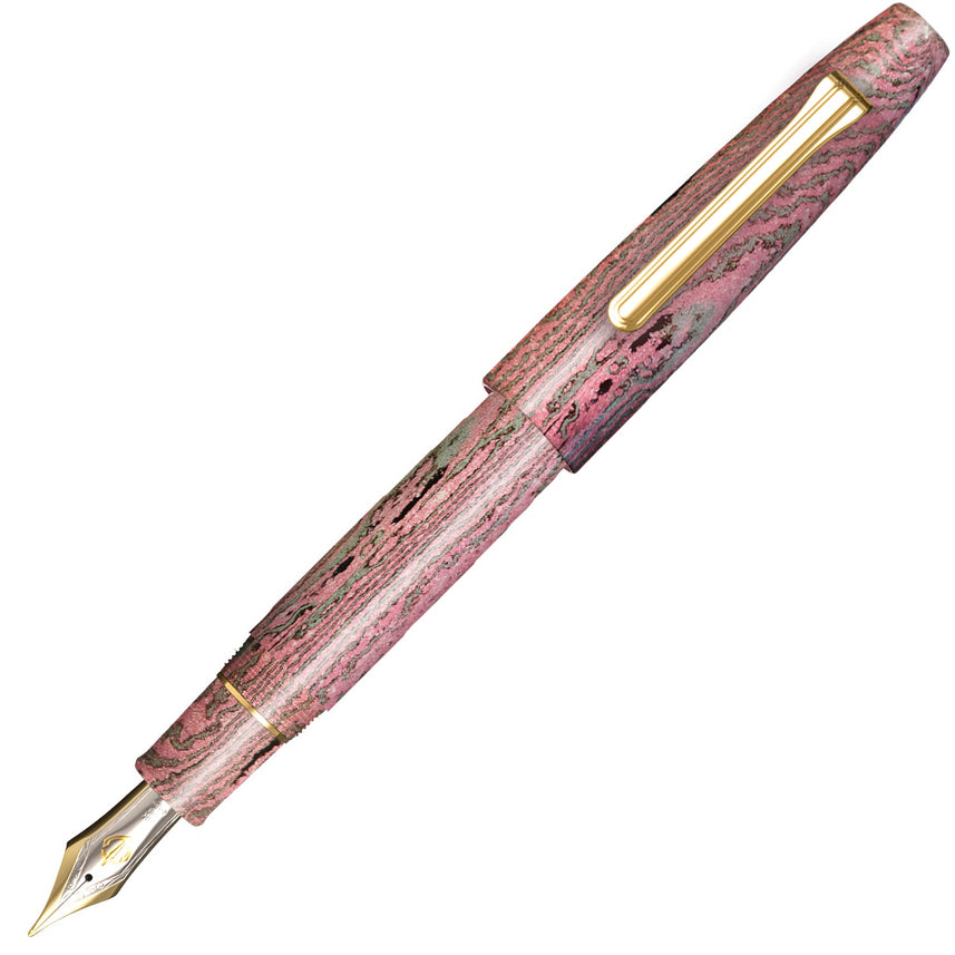Naginata Togi Ebonite Fountain Pen Umesaki (Plum Blossom)