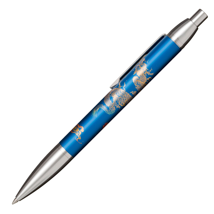 Elegant Maki-e Ballpoint Pen - Four Gods, Blue Dragon
