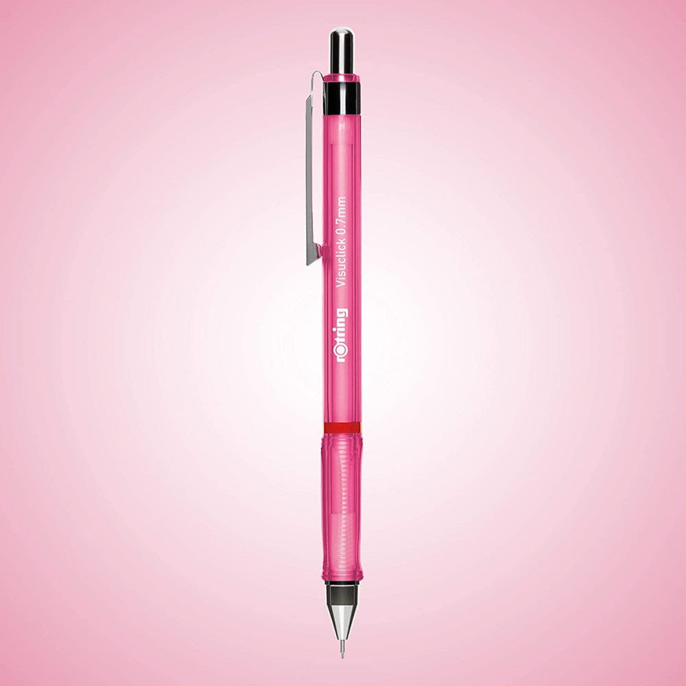 Rotring | Visuclick | 0.7mm | Mechanical Pencil | Pink Barrel | Pack of 12