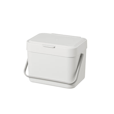 Litem Hanging Food Waste Bin with Basket Compact Hanging Design - Ivory