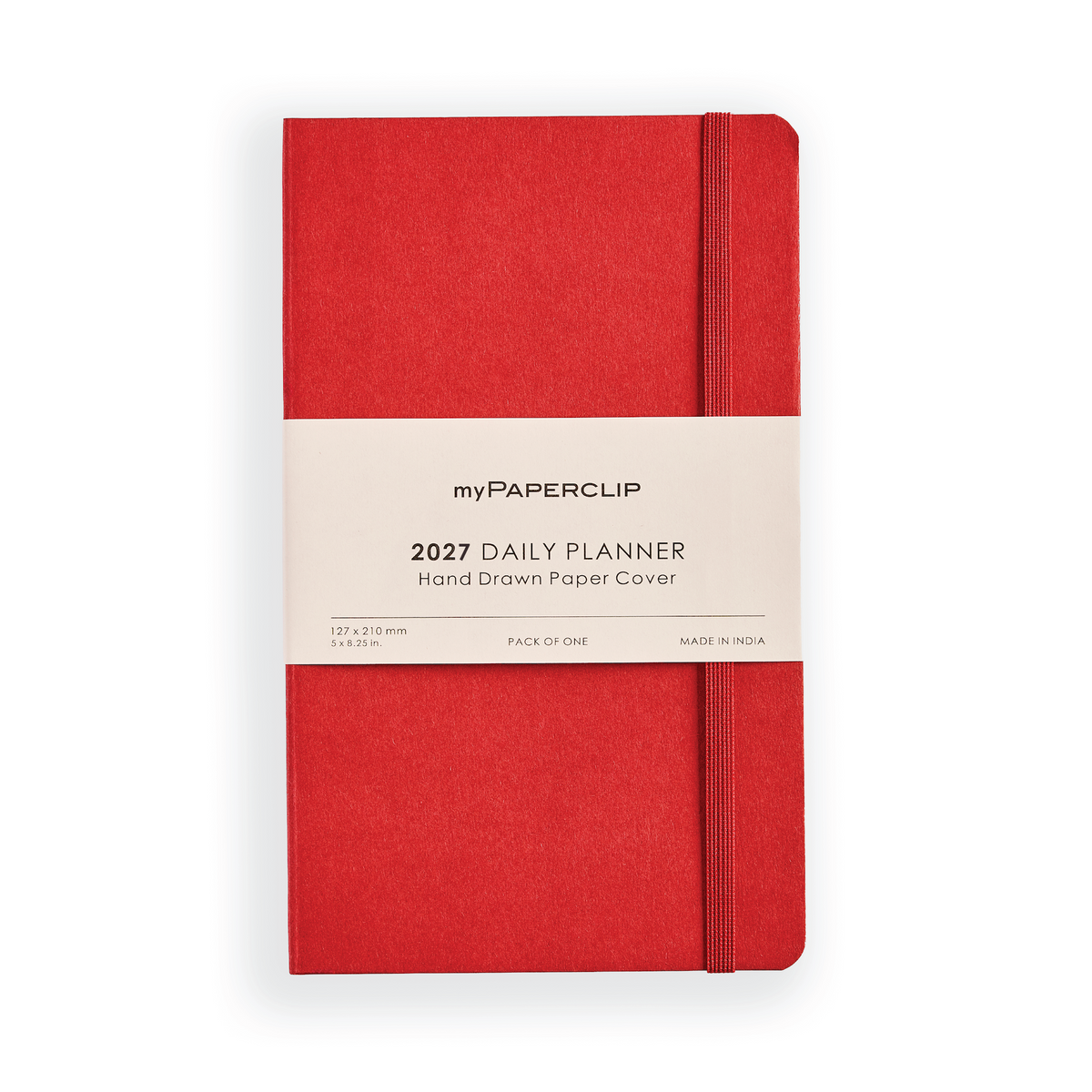 2027 Daily Planner Model M1 (Soft Cover) - Ruby