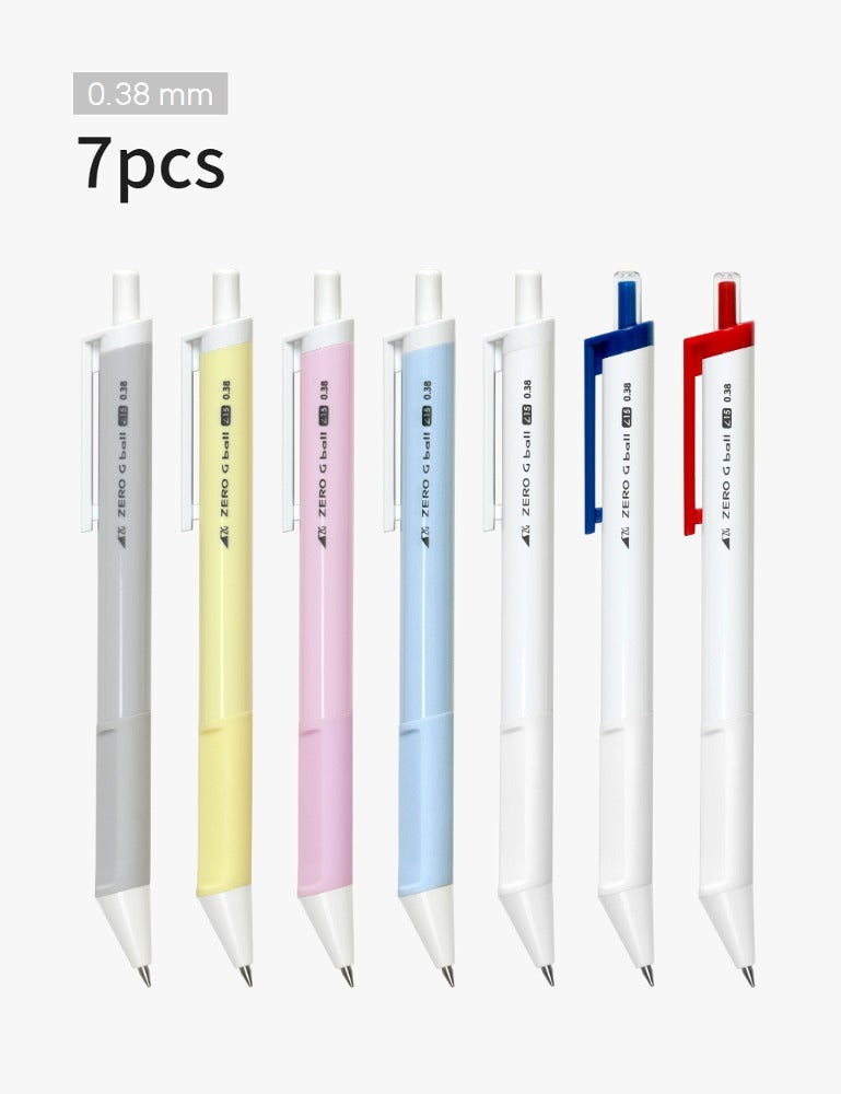 Zero G Tec | Ballpoint Pen | 15° | 0.38mm | Multi-Pack