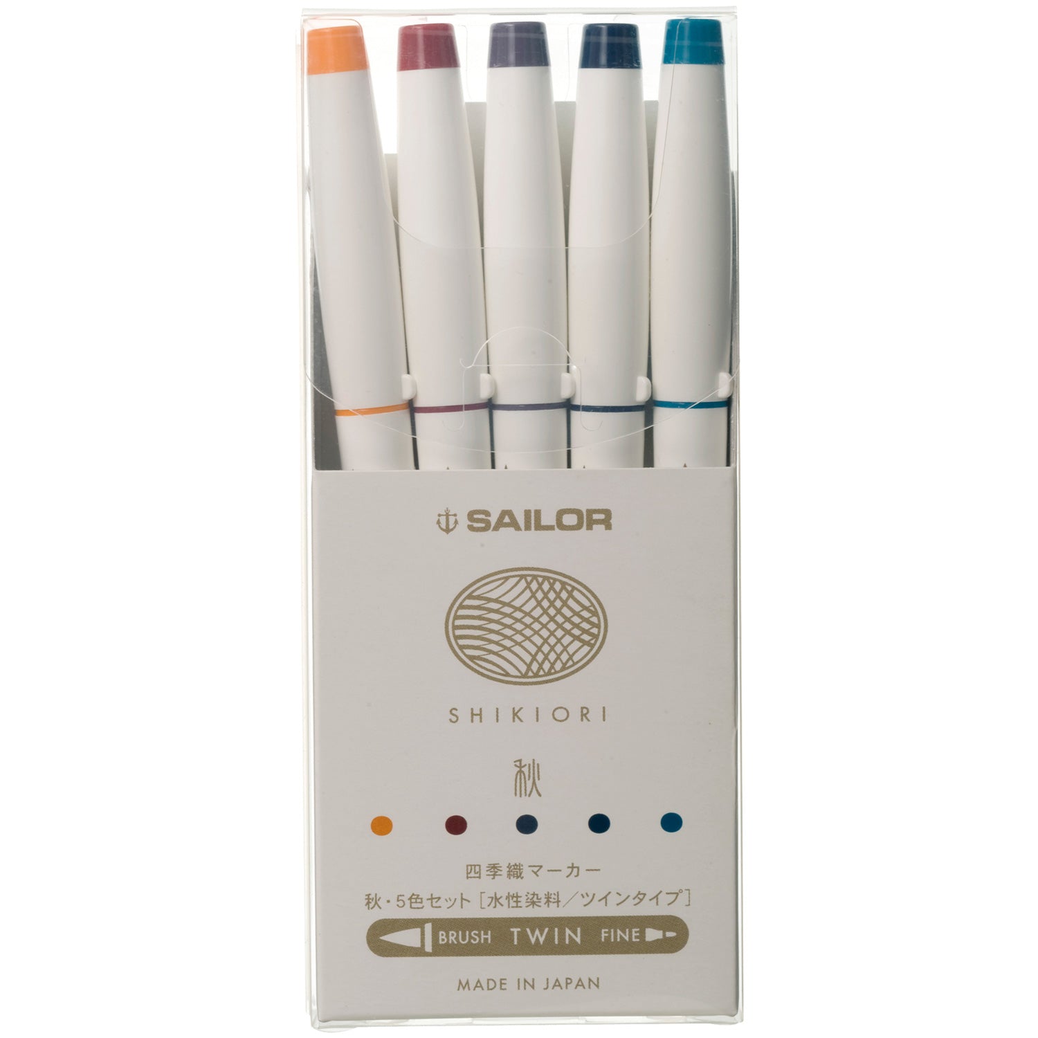 SHIKIORI - Four Seasons Weaving - Marker 5-color set