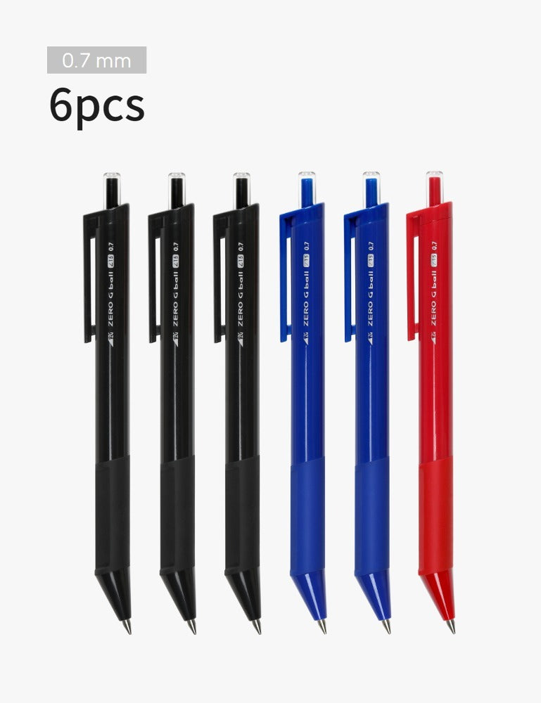 Zero G Tec | Ballpoint Pen | 15° | 0.7mm | Multi-Pack