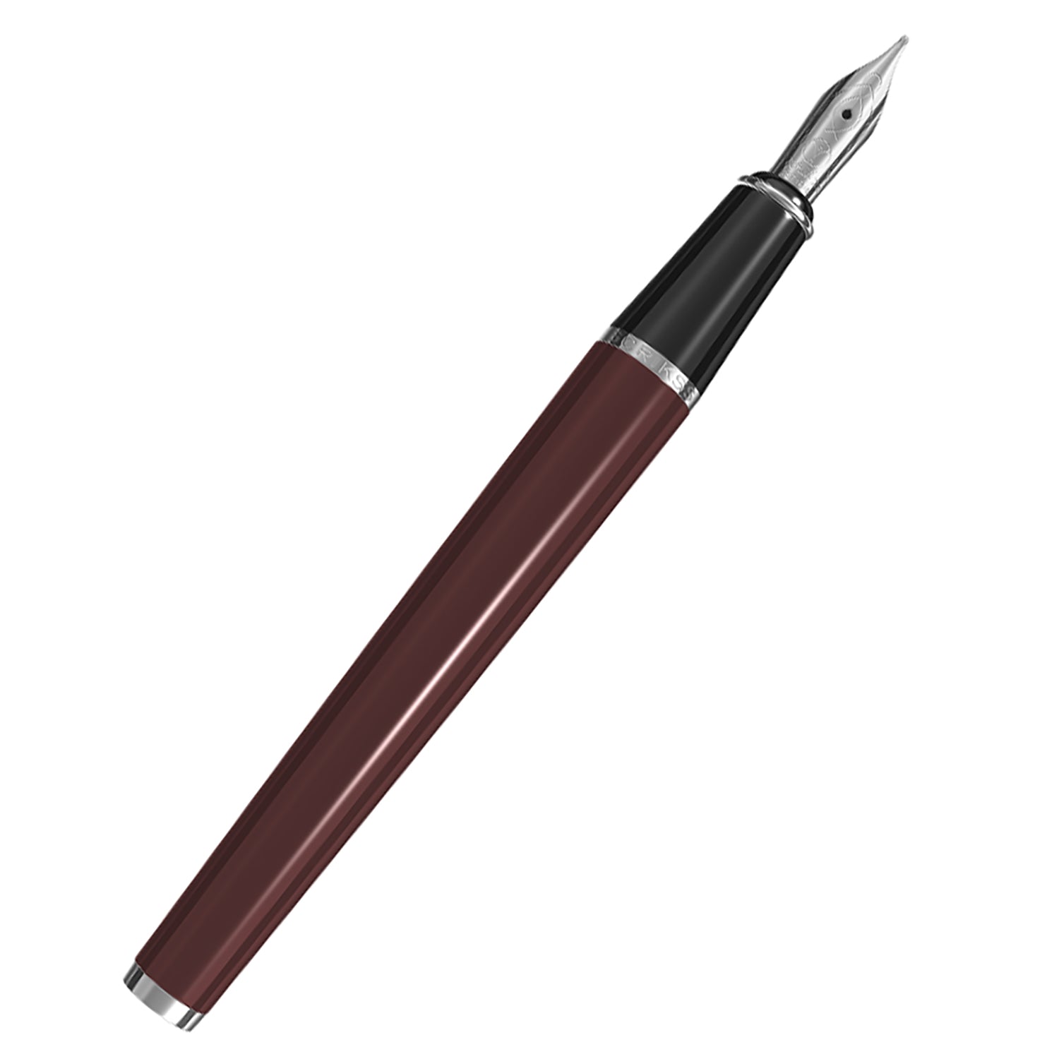 Scrikss | Fountain Pen | Metropolis | 78 Burgundy | Medium Nib