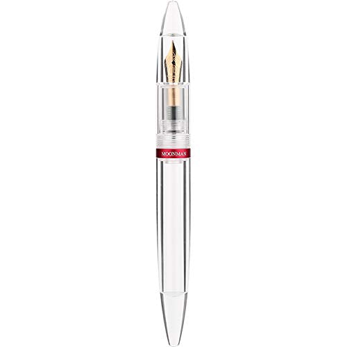Moonman M2 Acrylic Clear Transparent Eyedropper filled Fountain Pens