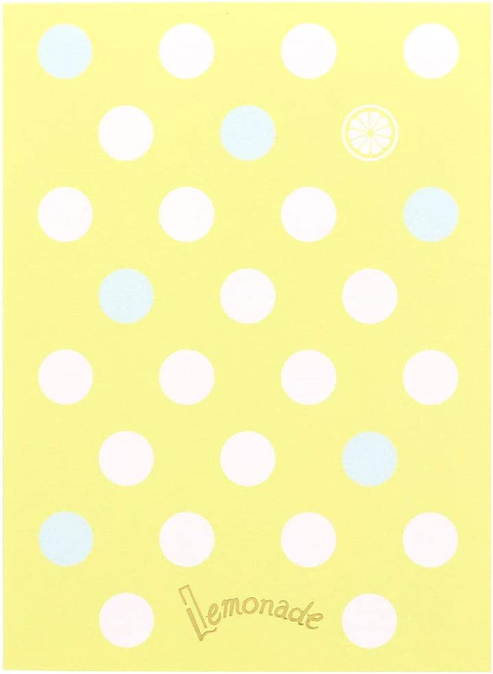 Sun-Star Stationery Sticky Notes Book Type Sweets A La Mode Lemonade Dot S2816610