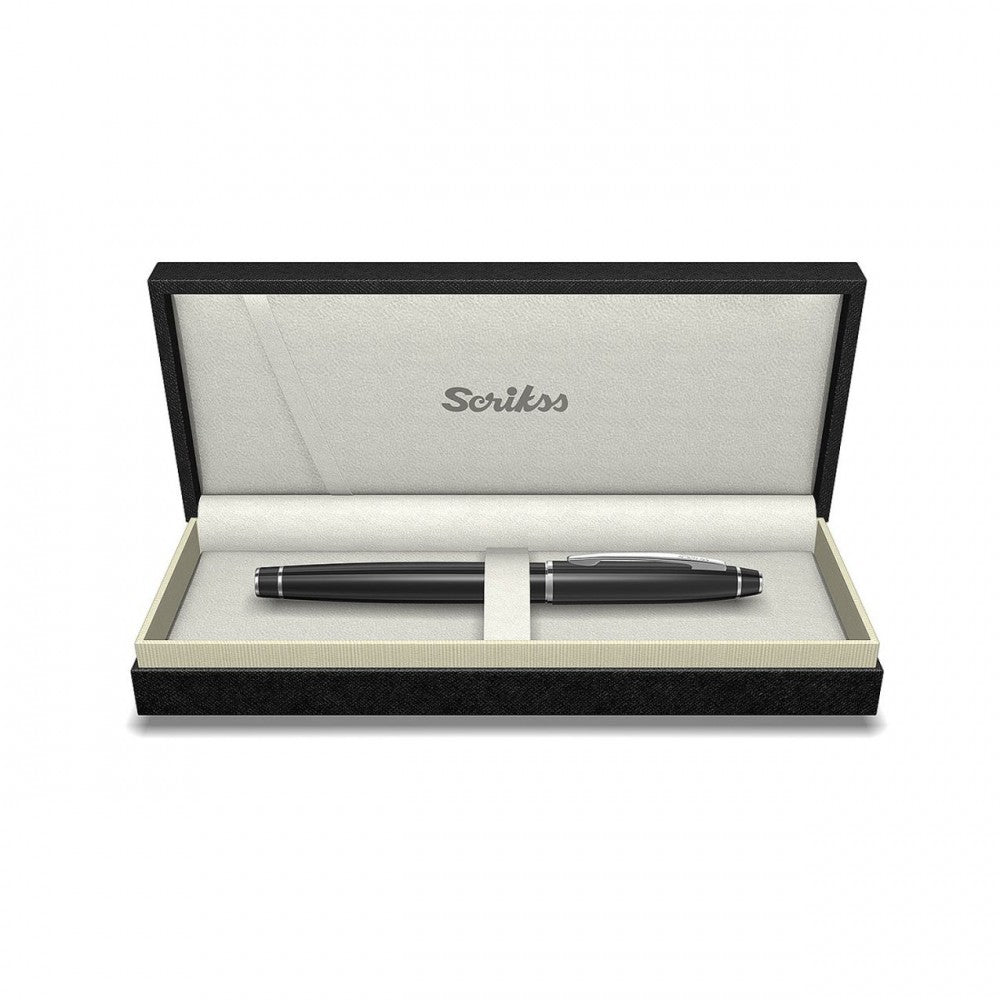 Scrikss | Noble 35 | Rollerball Pen | Black-CT