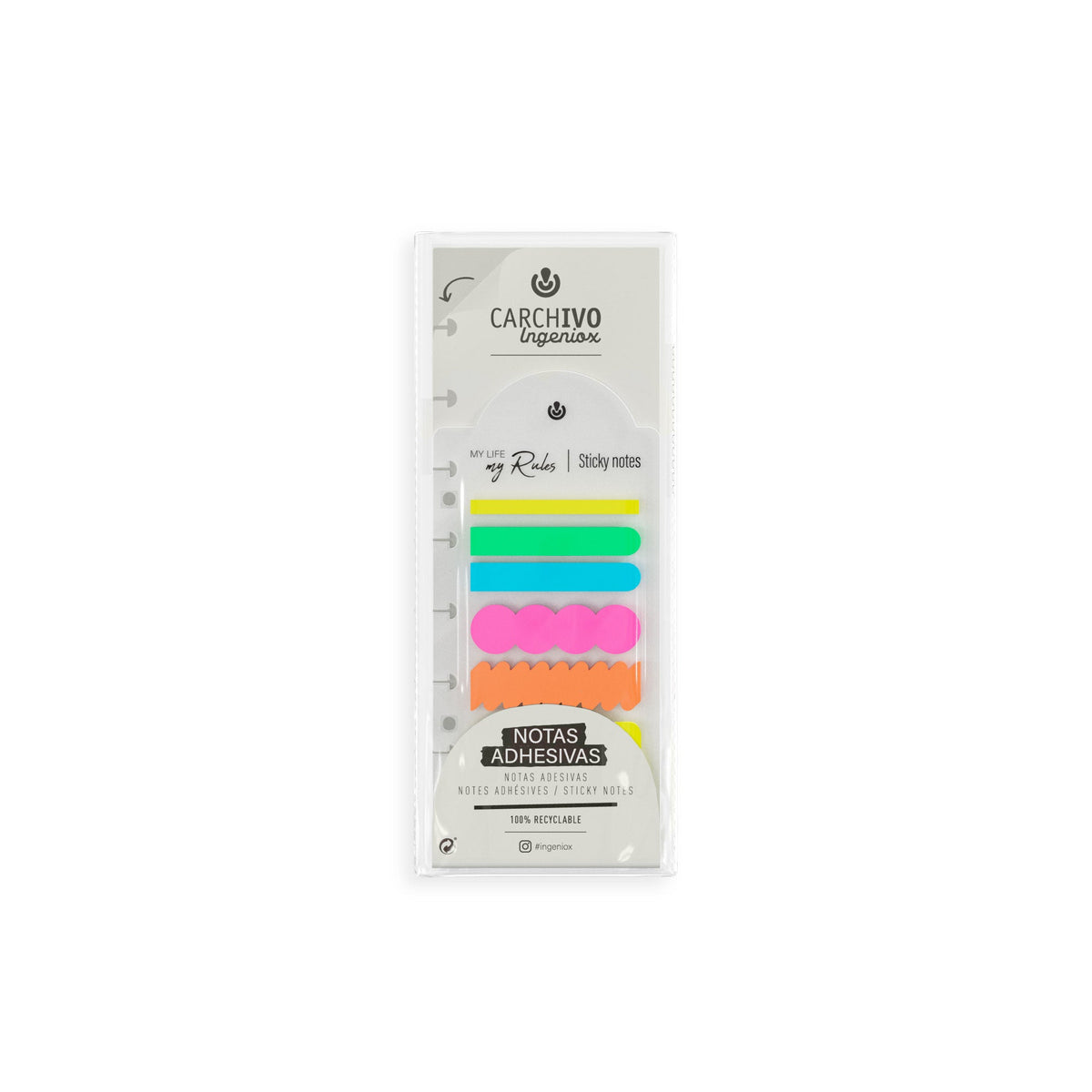 Carchivo Ingeniox Sticky Notes - Neon