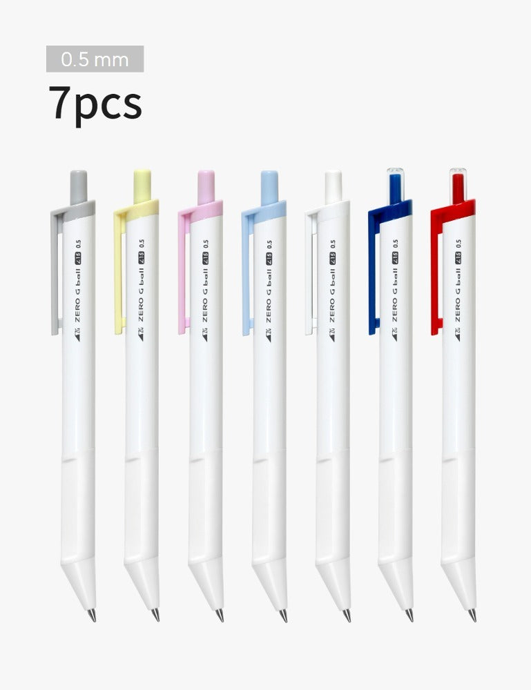Zero G Tec | Ballpoint Pen | 15° | 0.5mm | Multi-Pack