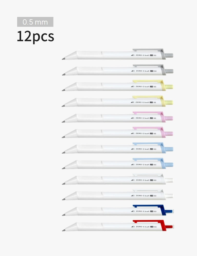 Zero G Tec | Ballpoint Pen | 15° | 0.5mm | Multi-Pack