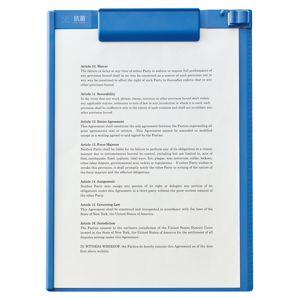 ALCLEA Antibacterial Clipboard