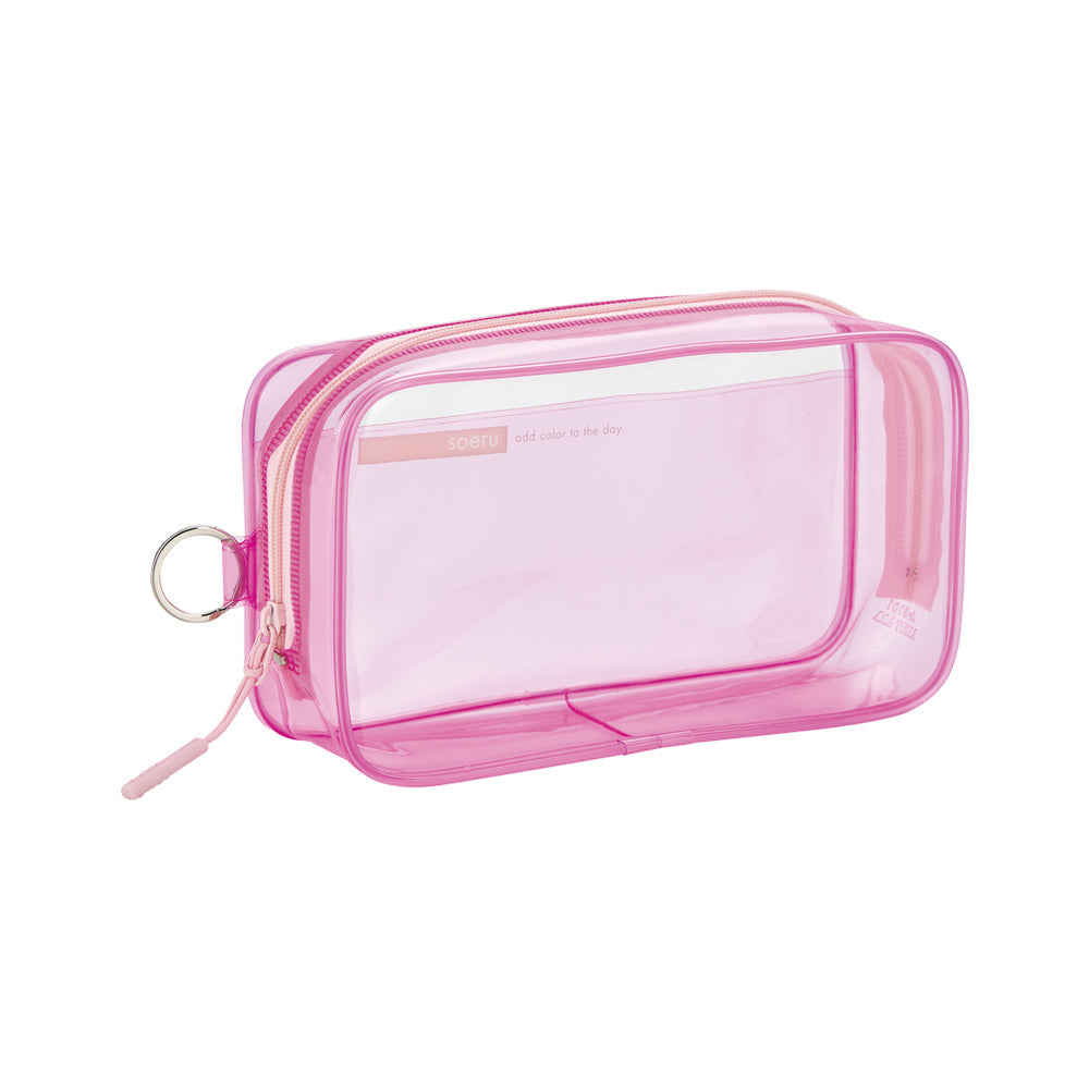 soeru clear box pen case