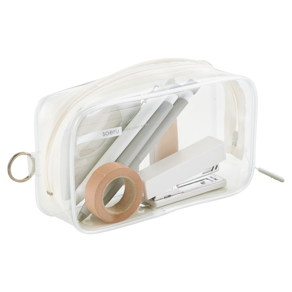 soeru clear box pen case