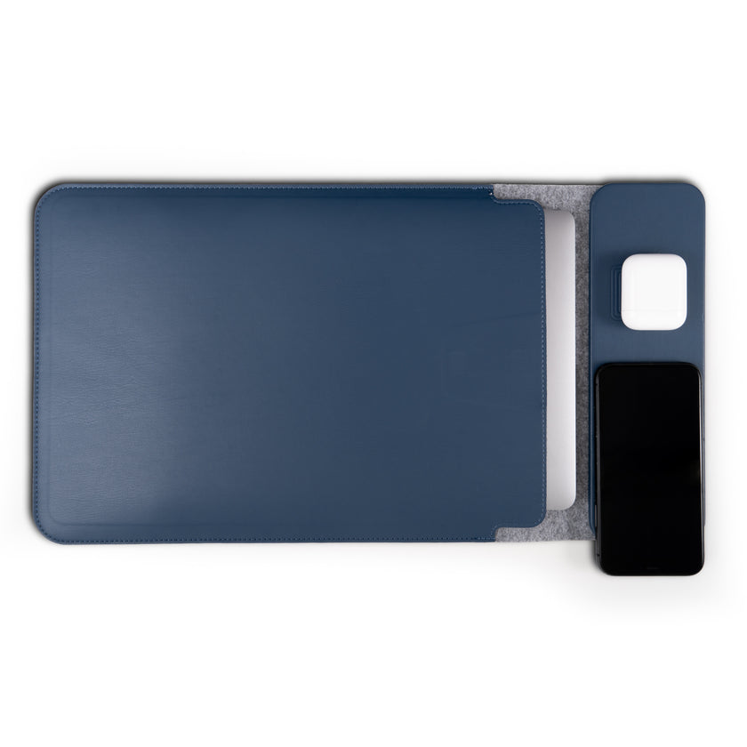 Pininfarina | Note Pro | Notebook Holder with Wireless Charging | Blue