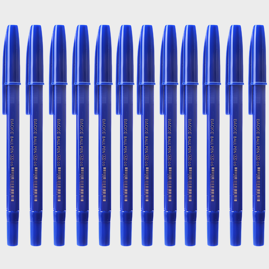 Baoke | Ballpoint Pen | 0.5mm | Blue Ink | A5