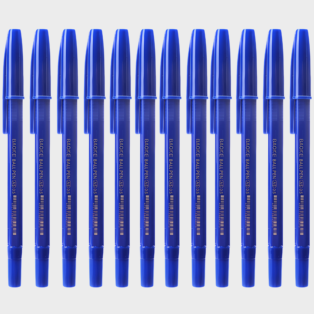 Baoke | Ballpoint Pen | 0.5mm | Blue Ink | A5