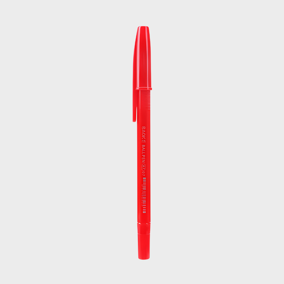 Baoke | Ballpoint Pen | 0.7mm | Red Ink | A7