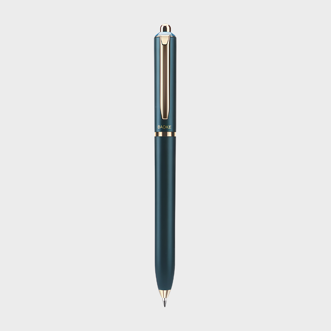 Baoke | Rollerball Pen | 0.5mm | Black Ink | Forest Green Barrel | BK123