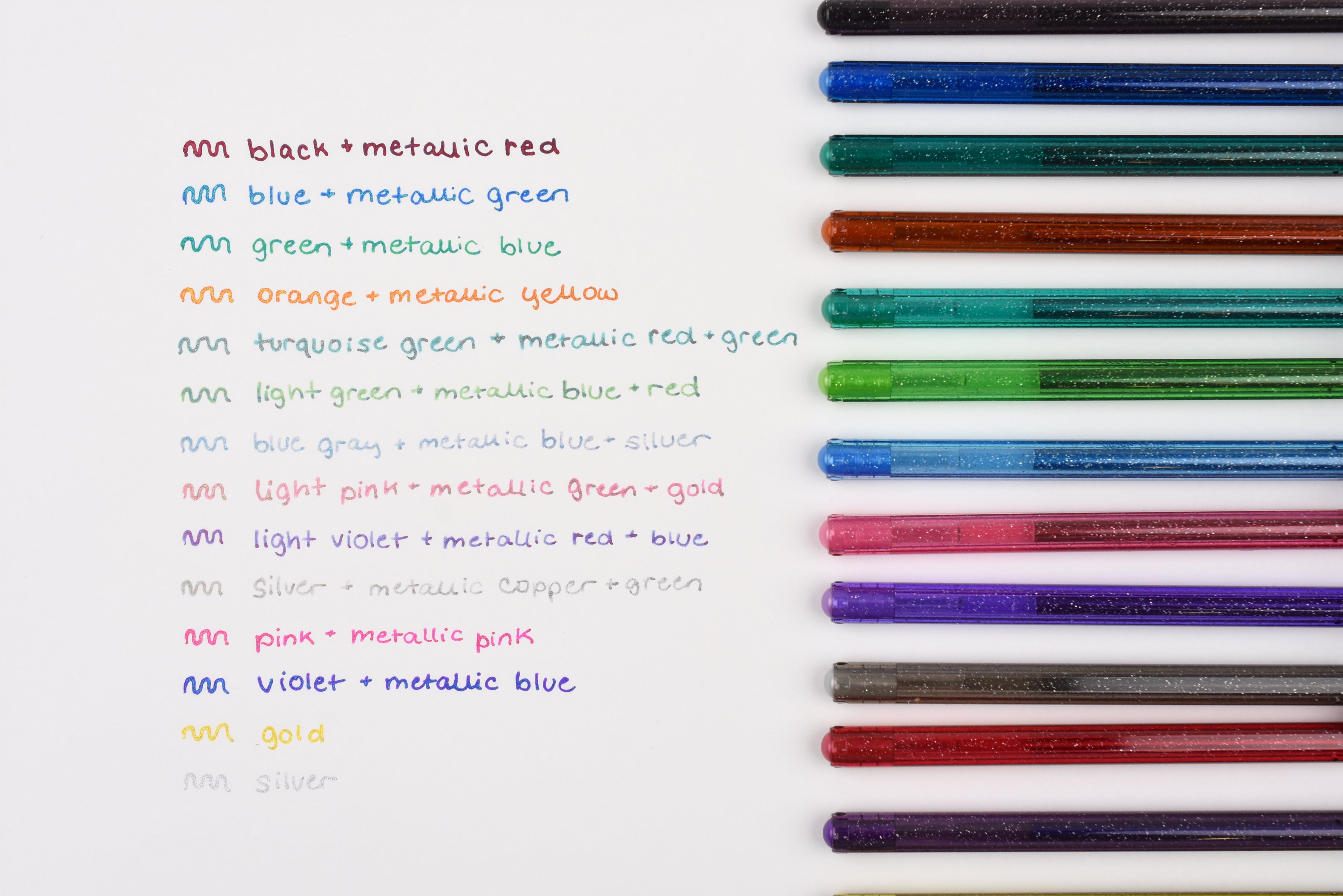 Pentel | Gel Pens | 1.0mm | Dual Metallic Pens