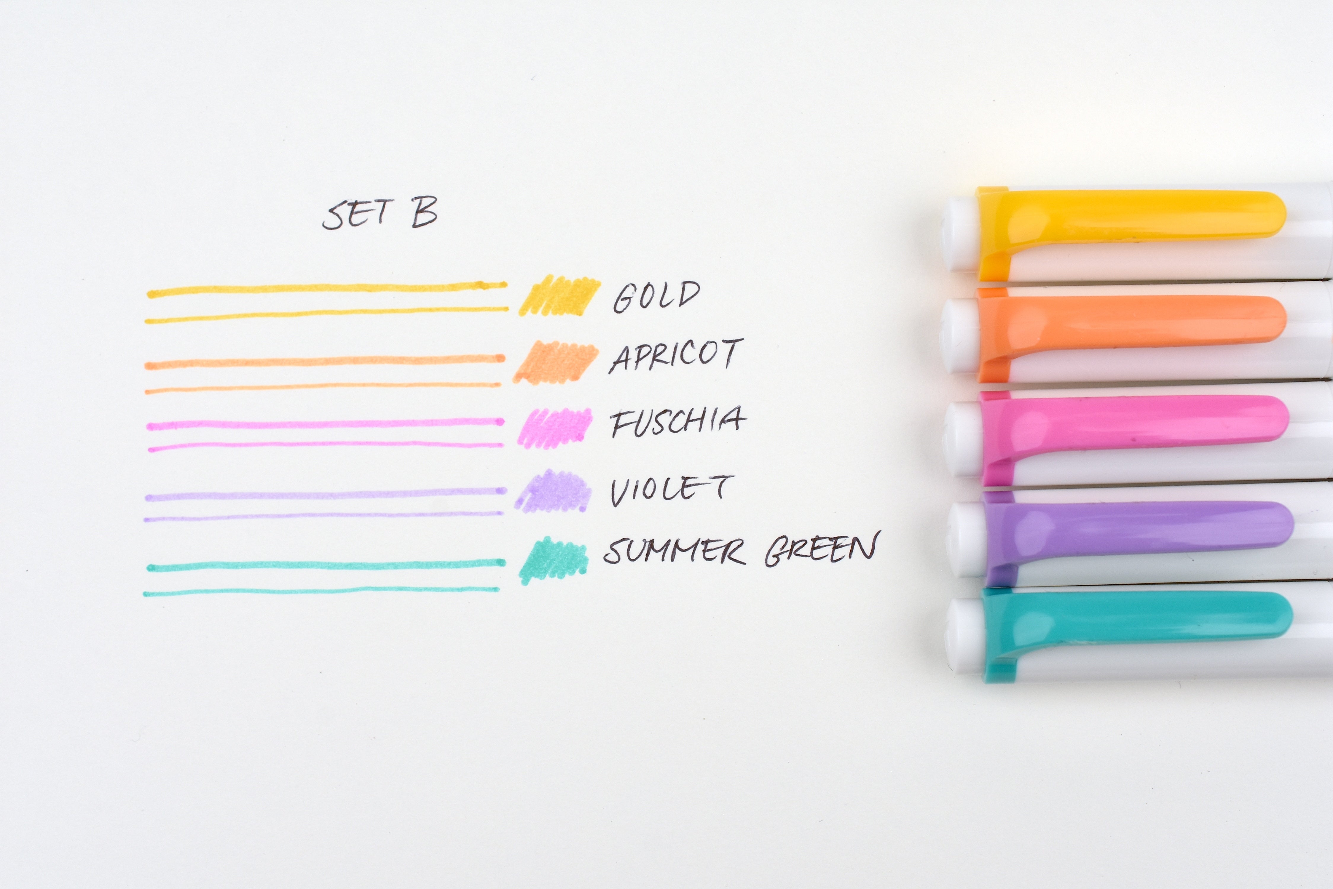 Zebra | Highlighter | Mildliner Fine | Limited Edition | 5 Color Set | WYT9-5C