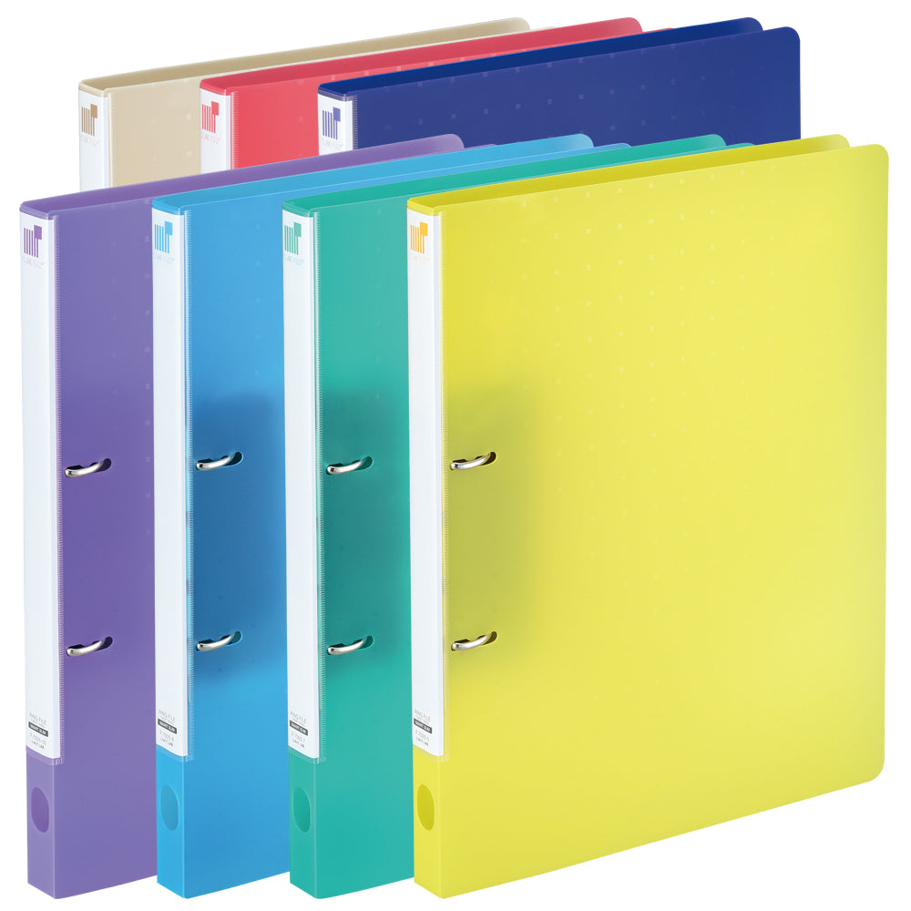 CUBE FIZZ Ring File <Twist Ring Smart Slim> A4 Vertical Back Width 27mm