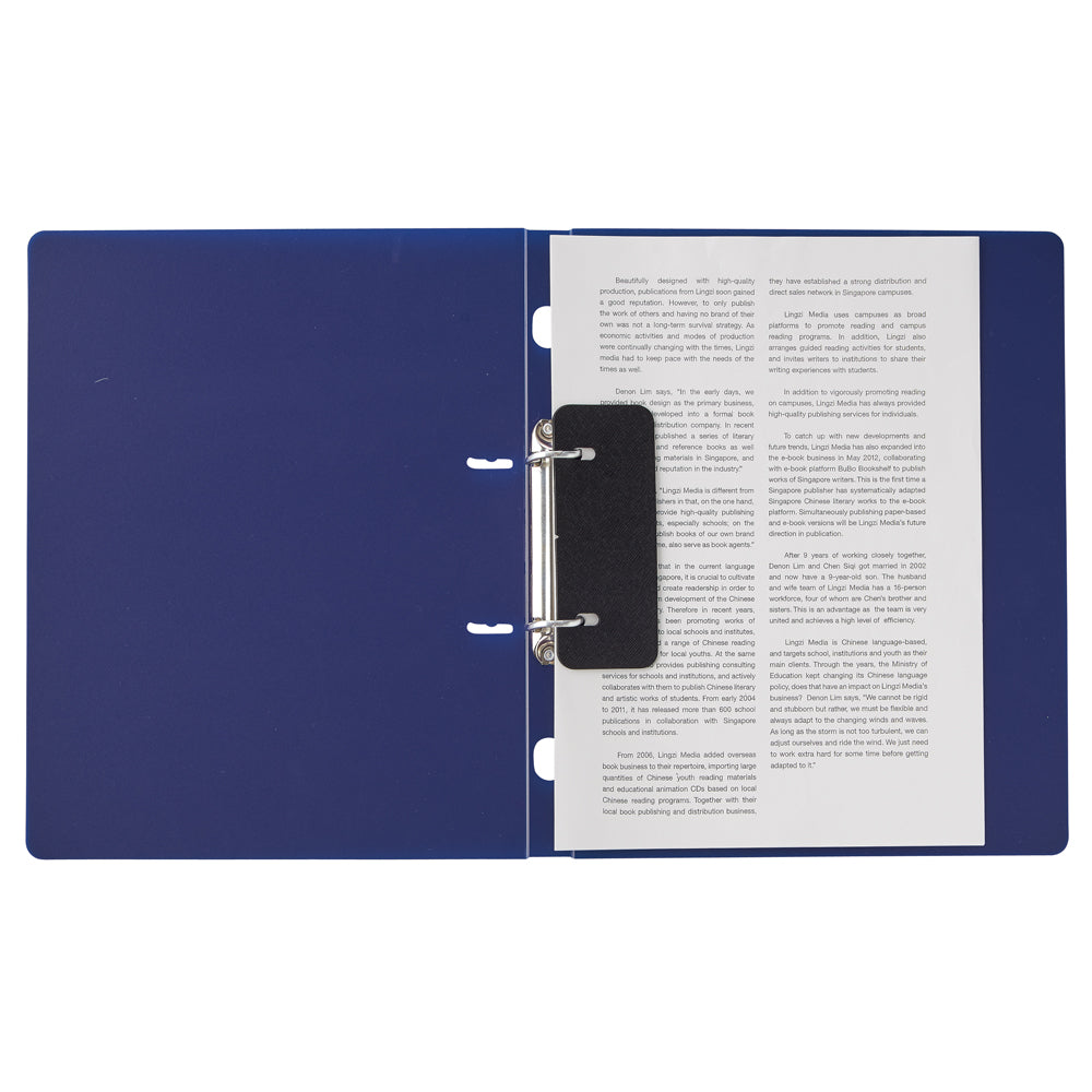 CUBE FIZZ Ring File <Twist Ring Smart Slim> A4 Vertical Back Width 27mm