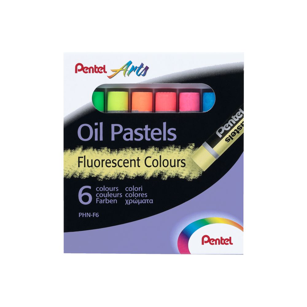 OIL PASTELS - FLUORESCENT COLOURS SET