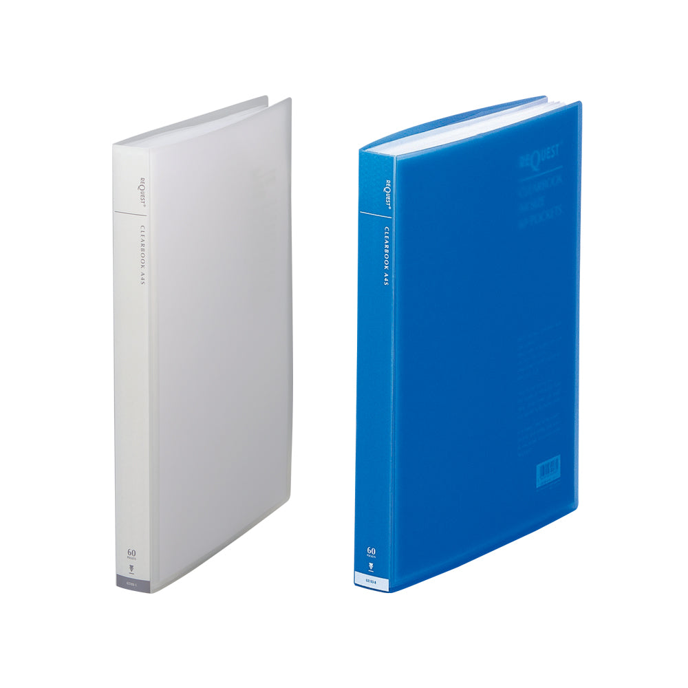 Request Transparent Clear Book A4 Vertical 60P