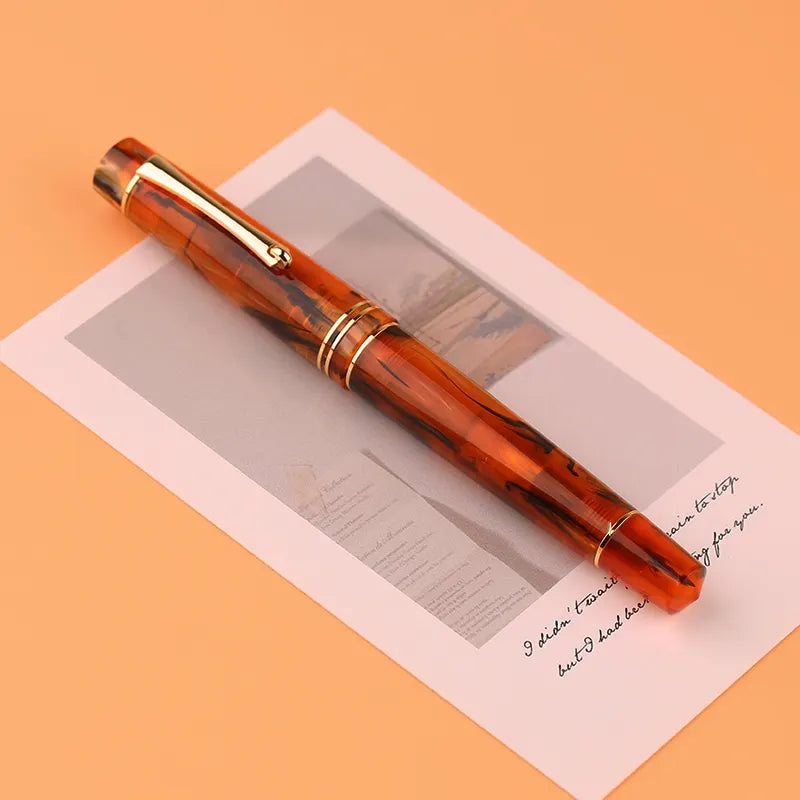 Moonman M800 Amble Acrylic Fountain Pen, Fine Nib with Converter and Pen Box Set