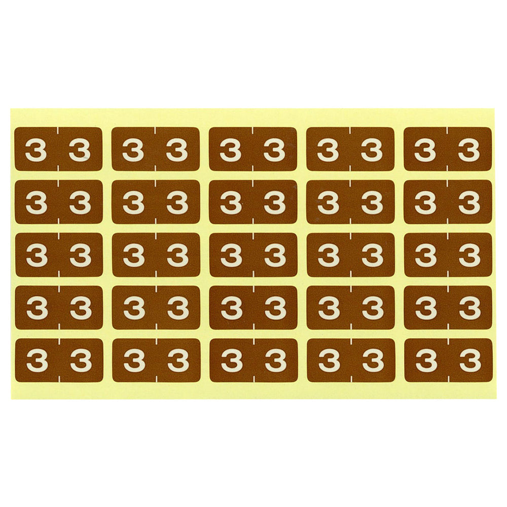 Color number label M (250 pieces)