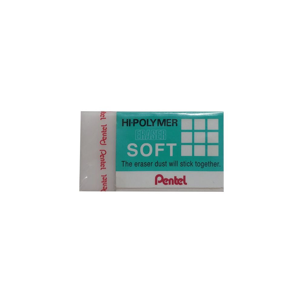 HI-POLYMER ERASER SOFT - 2 PC MEDIUM