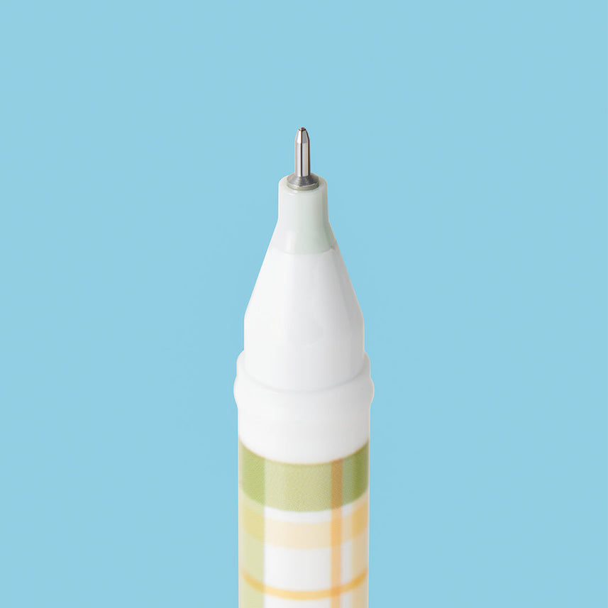Jumbo Plaid Gel Pen Set