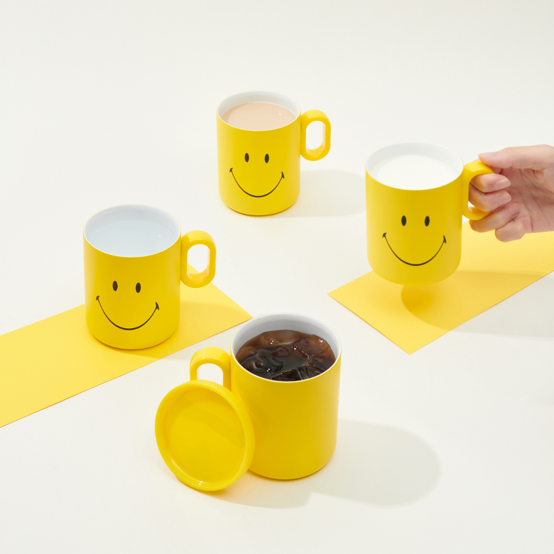 Kaco | Mug | 350ml | Stainless Steel | Buddy with Smiley World