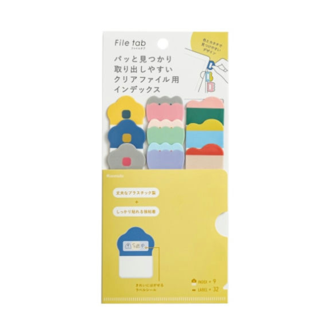 Kanmido | File Tab 9 Index Sheets 32 Label Stickers