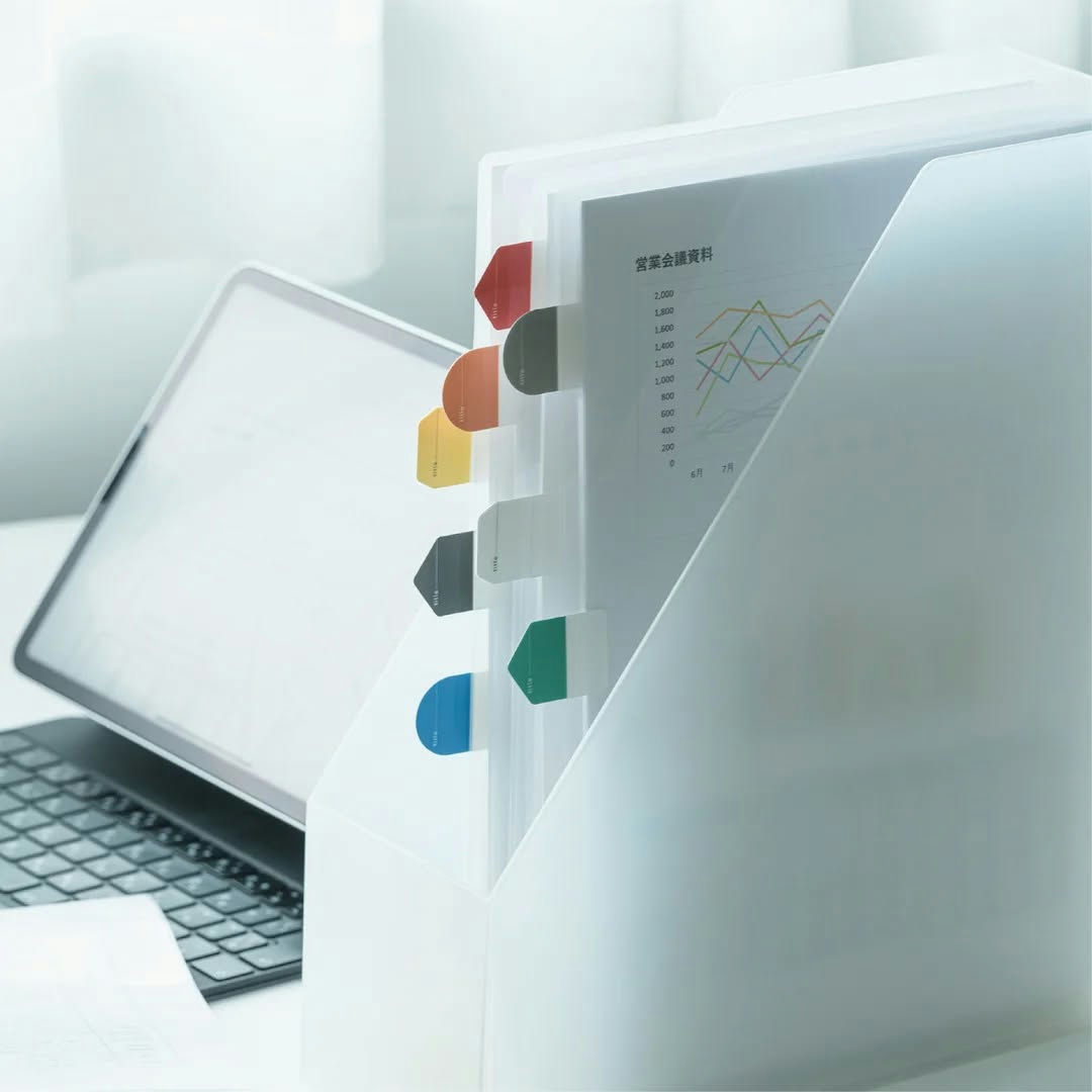 Kanmido | File Tab 9 Index Sheets 32 Label Stickers