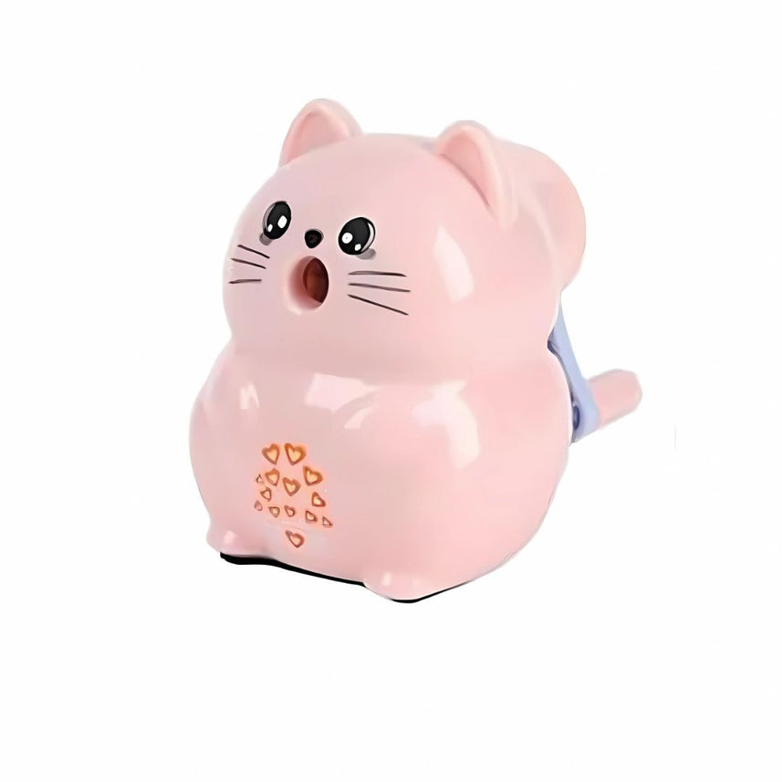 Kinbor Cat Shape Pencil Sharpener - Cute & Compact for School & Art