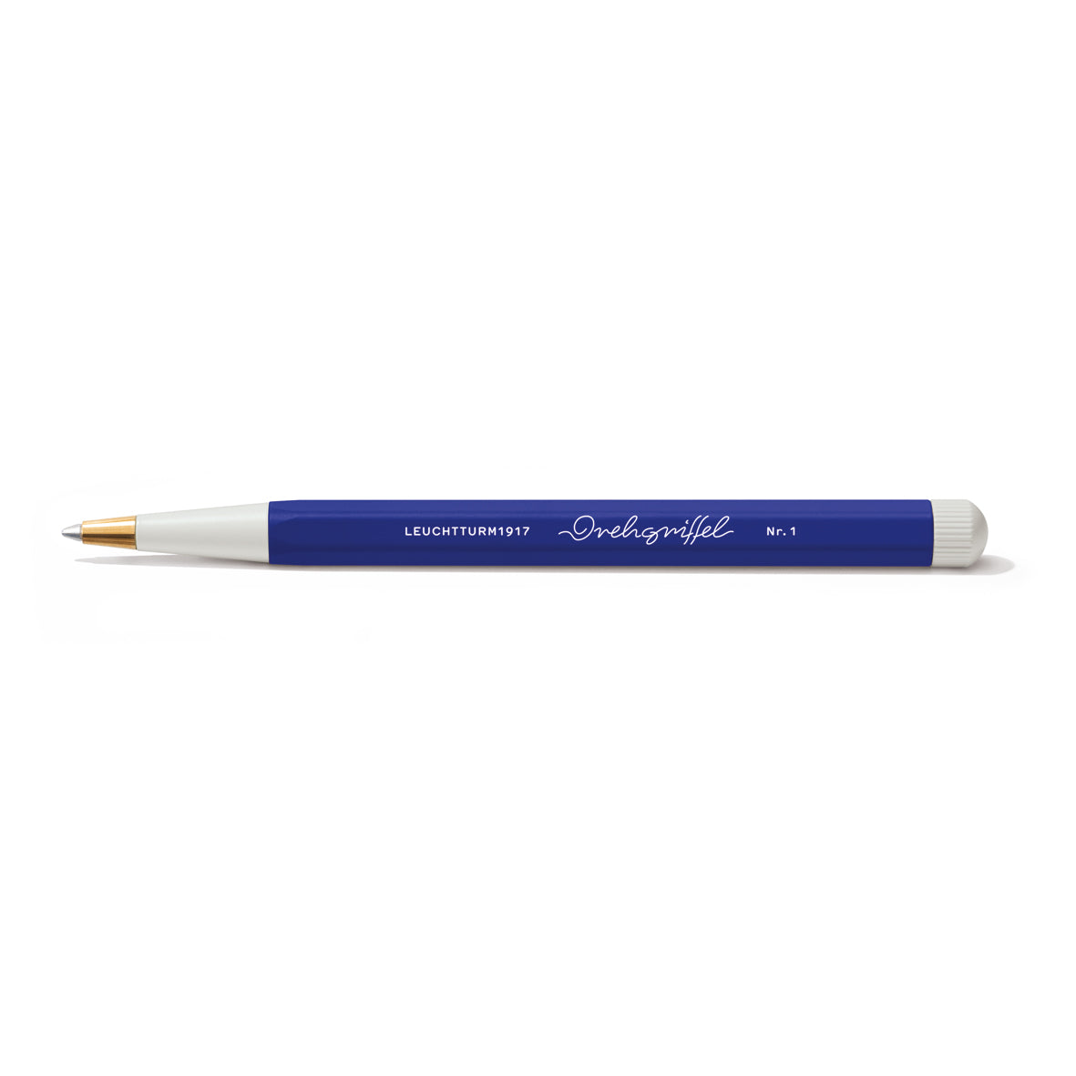 LEUCHTTURM1917 Ball Point Pen with Royal Blue Ink | Drehgriffel No. 1 | Ink Blue | Twist Mechanism
