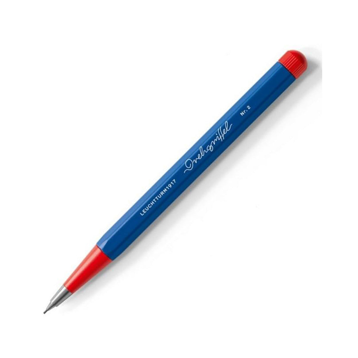 LEUCHTTURM1917 Drehgriffel Nr.2 Bauhaus Pencil - Royal Blue/Red