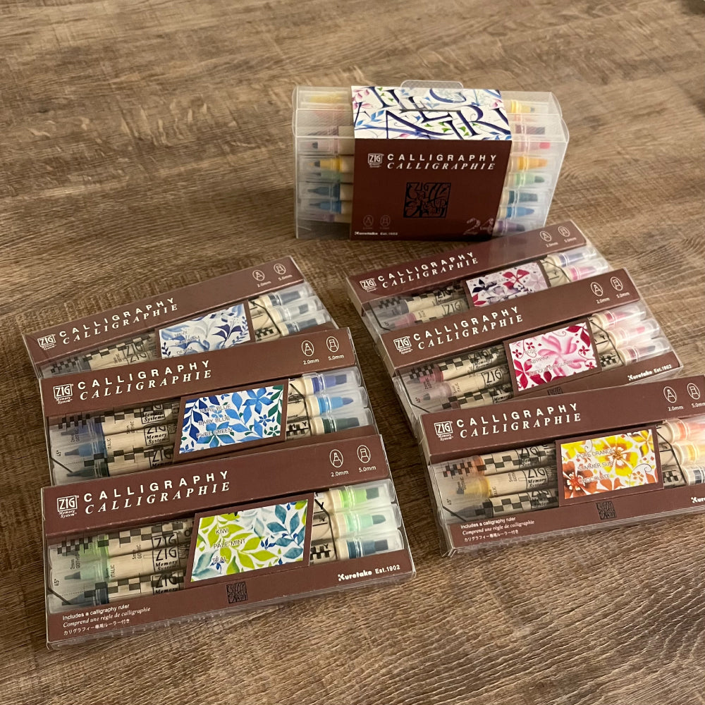 Kuretake | Zig | Memory System Calligraphy | MS-3400/3V**,24V