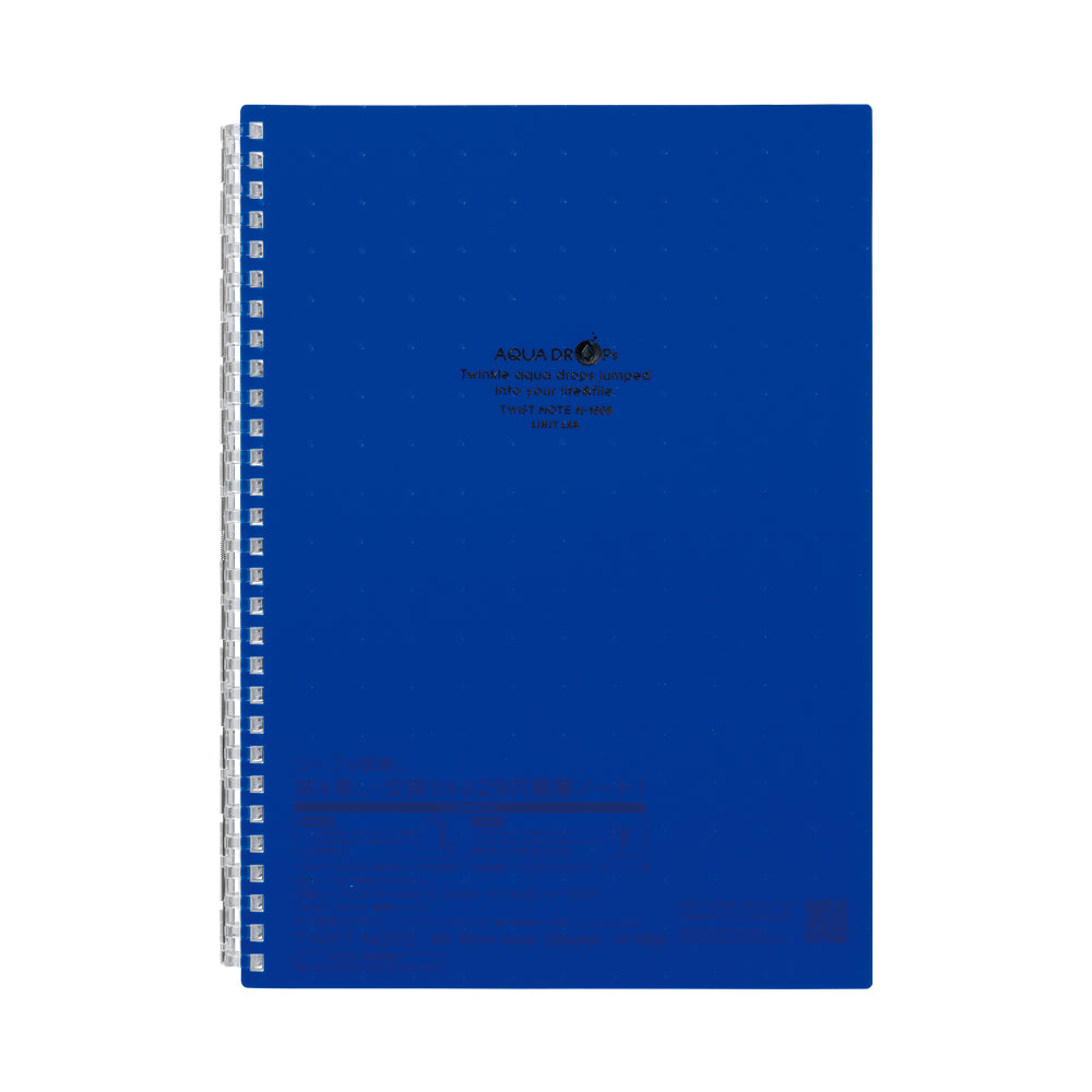 AQUA DROPs Twist Note Semi-B5 30 Sheets