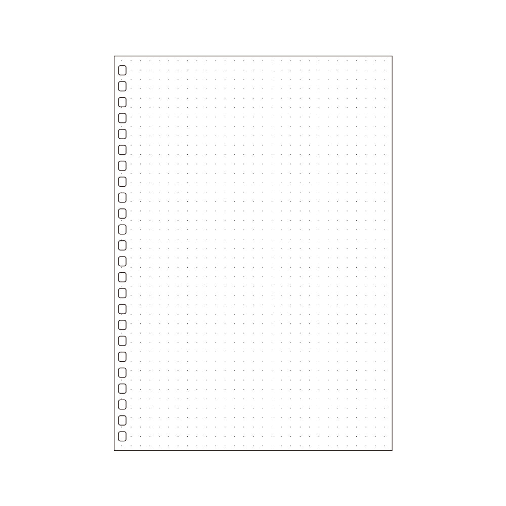 Open ring notebook/Twist notebook <Suitable for leaf/dot grid> A5