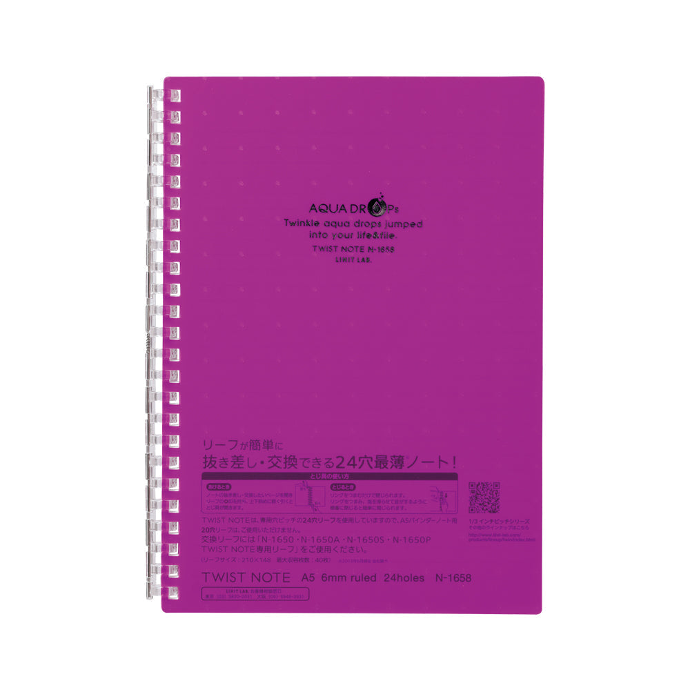 AQUA DROPs Twist Note A5 30 sheets