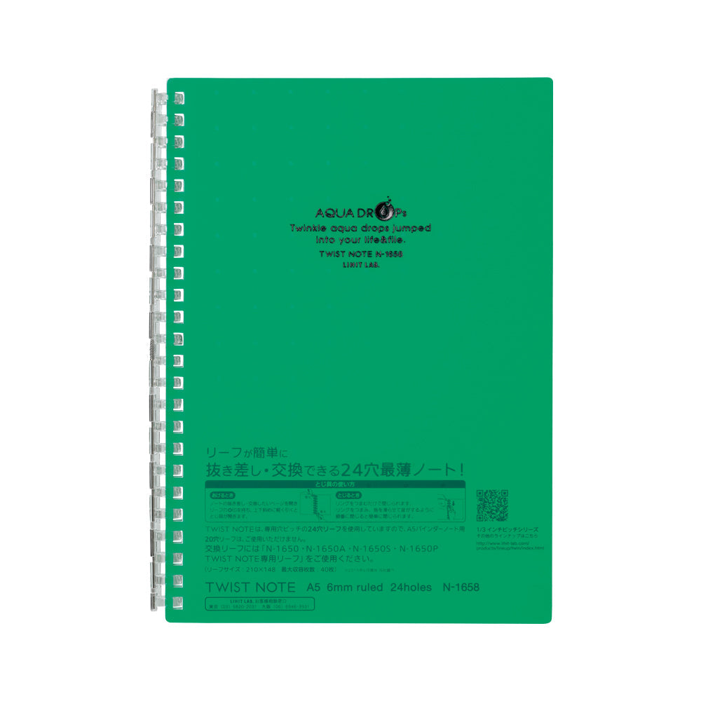AQUA DROPs Twist Note A5 30 sheets
